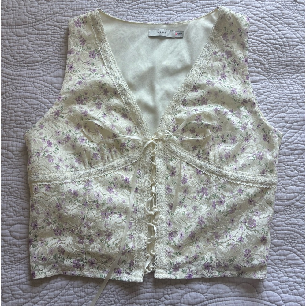 Lush corcet top